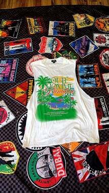 Pour Homme Paradiso Graphic Muscle Tank Top